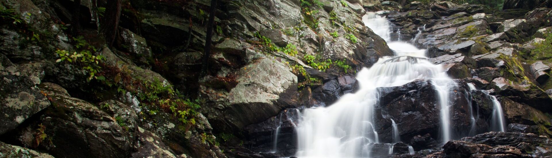 Waconah Falls, located in the Berkshires
